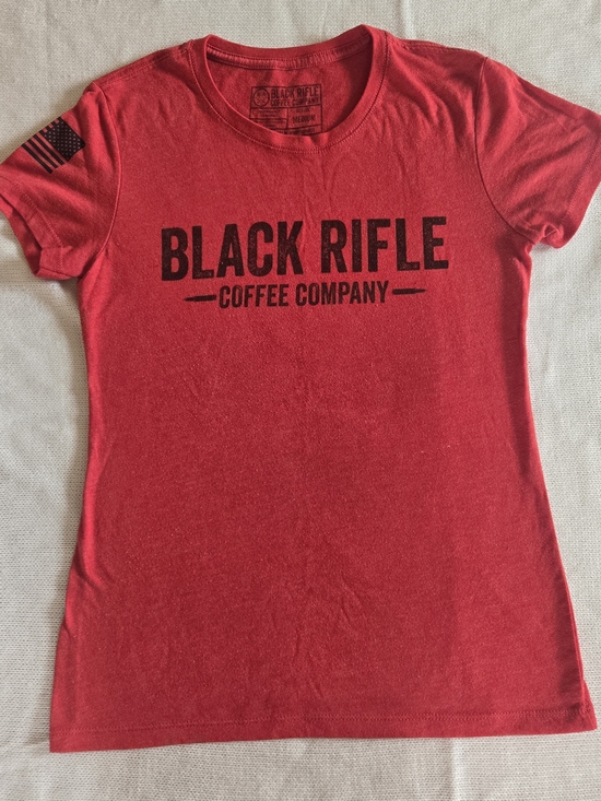 Black Rifle Coffee Company Tops - Black Rifle Coffee Company BRCC Tee | Women's Medium Red Veteran Owned